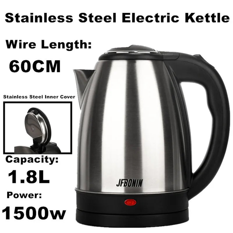 PureMoka Stainless Steel Electric Kettle 1.8L