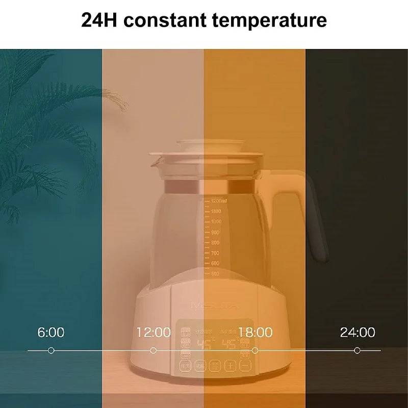 PureMoka Smart Thermostatic Milk Warming Kettle 1.2L