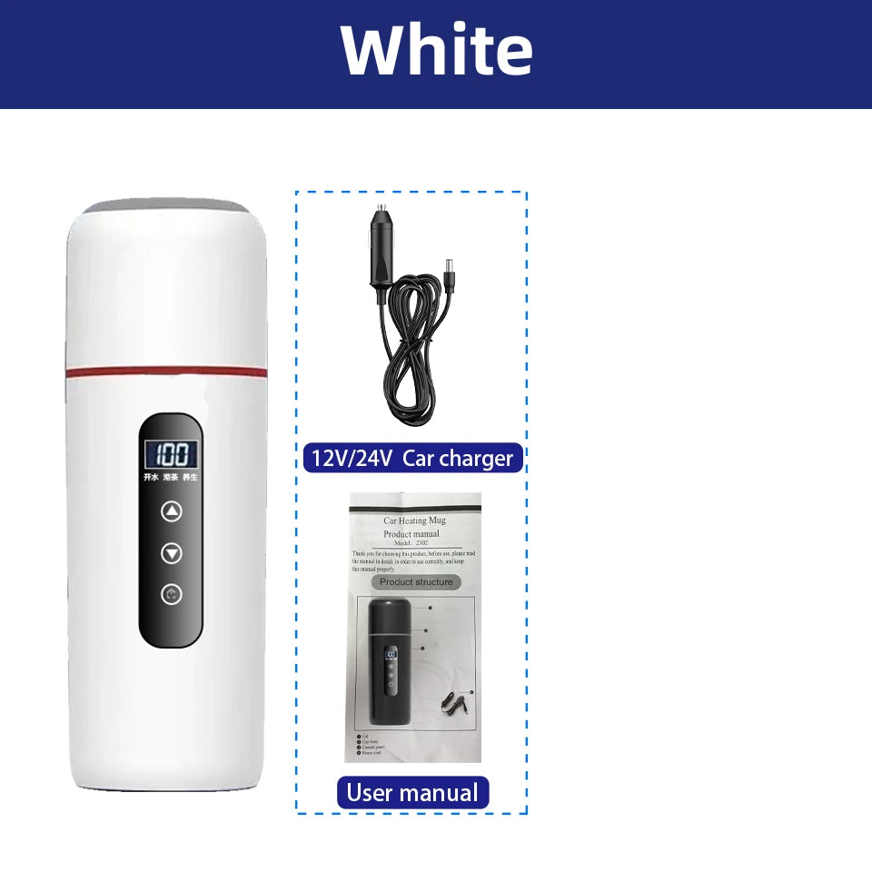 PureMoka Portable Car Heating Kettle 500ml