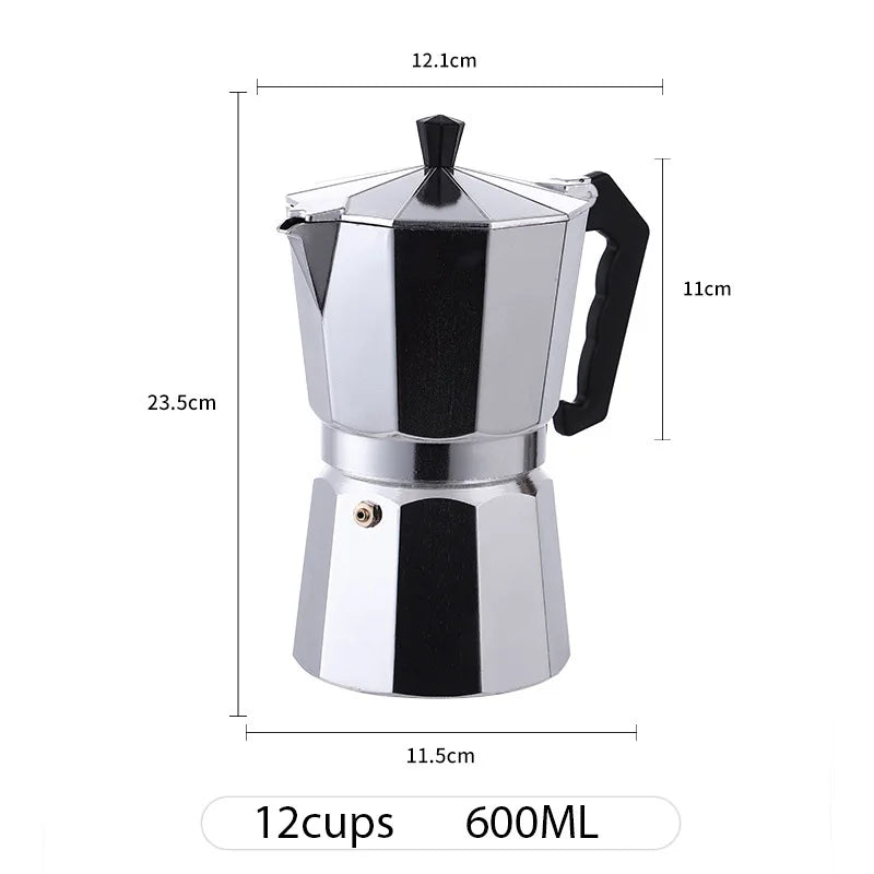 PureMoka Classic Aluminum Moka Pot 600ml