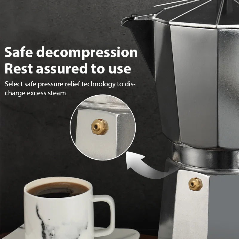 PureMoka Classic Aluminum Moka Pot 600ml